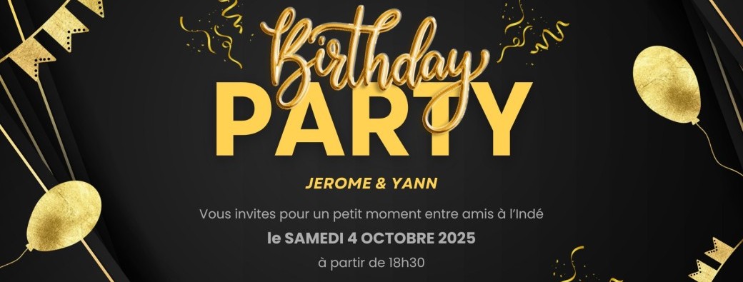 ANNIVERSAIRE Yann & Jerome