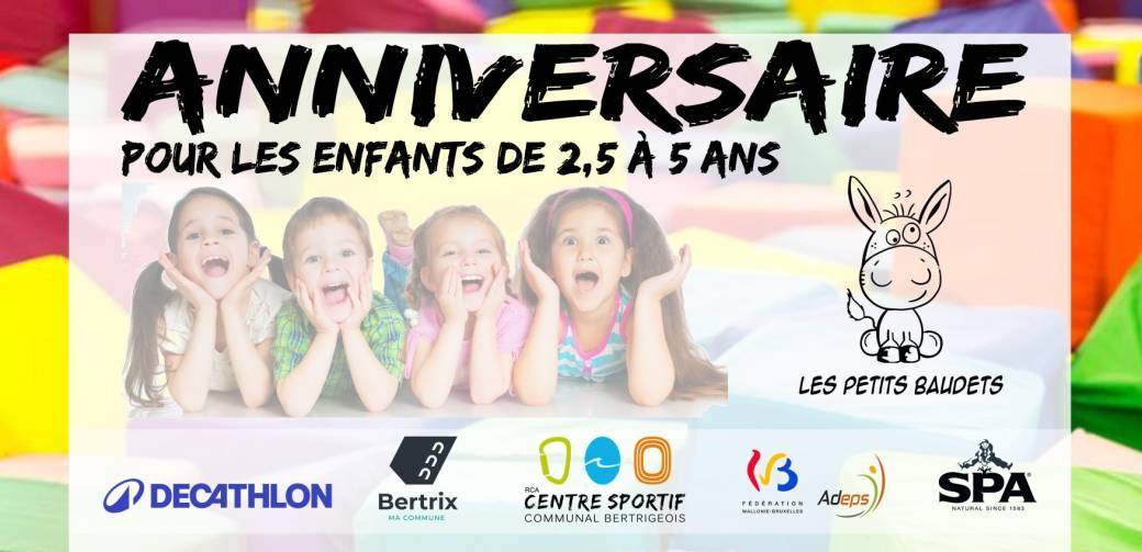 Anniversaires  Les petits Baudets (2,5 à 5 ans) 2026-2027