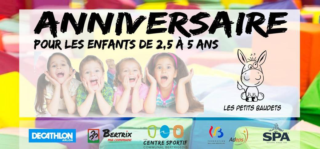 Anniversaires  Les petits Baudets (2,5 à 5 ans)