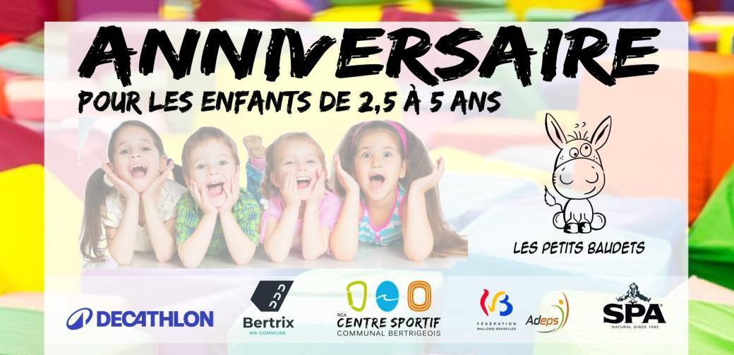 Anniversaires  Les petits Baudets (2,5 à 5 ans)