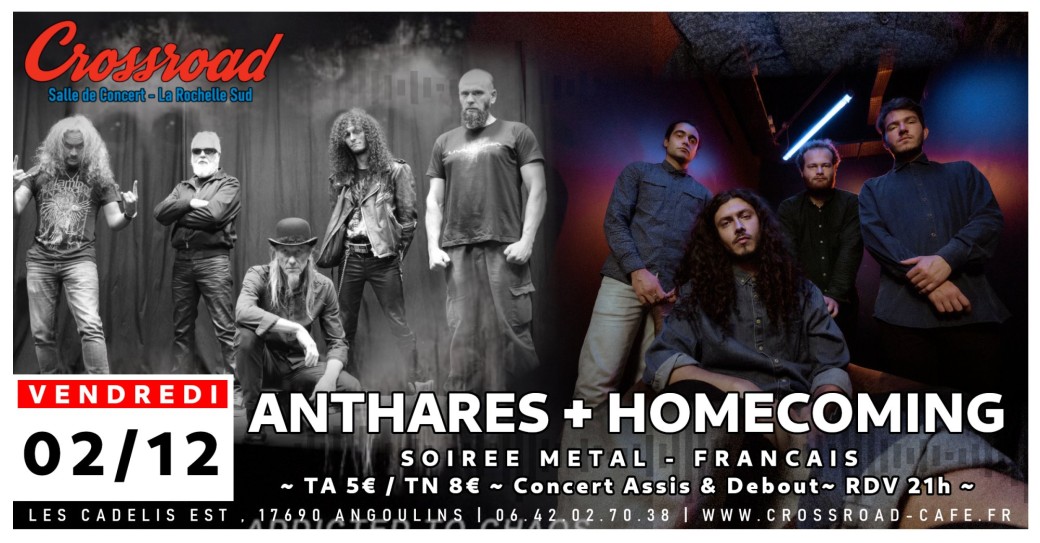 Anthares + Homecoming : Live @ Crossroad