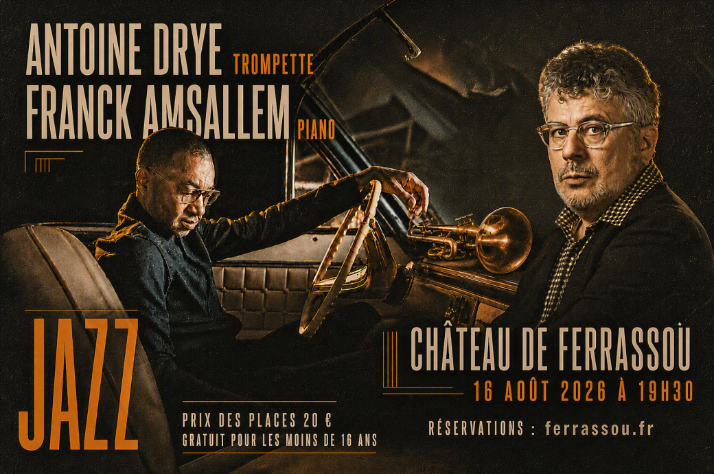 Jazz avec Antoine Drye, trompettiste et Franck Amsallem, piano