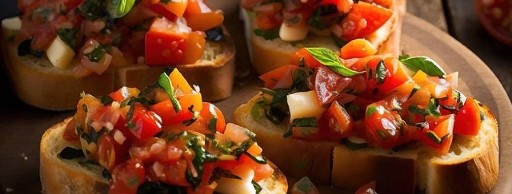 APERITIVO ! CROSTINIS, LÉGUMES MARINÉS, MINIS PIZZAS