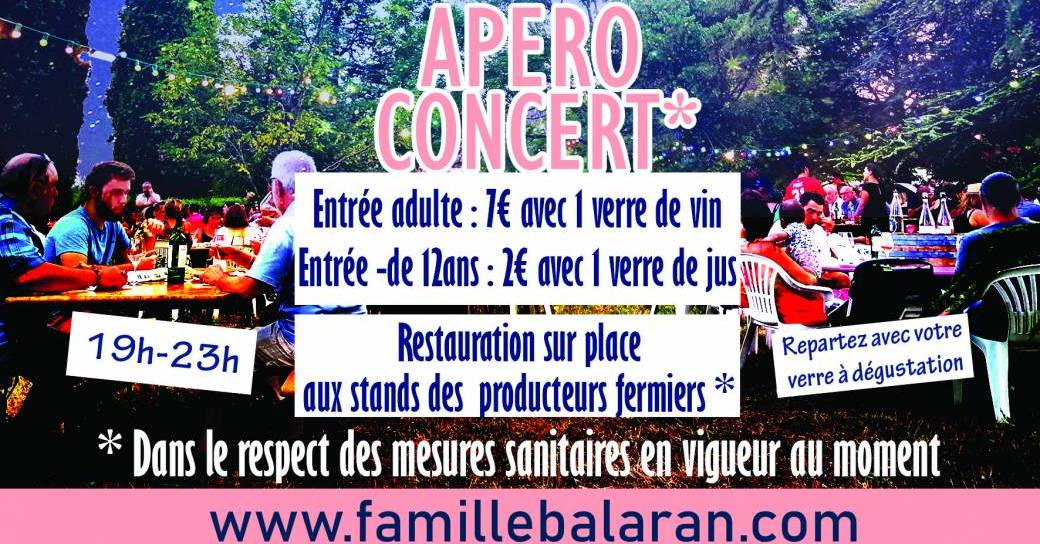 Apéro-Concert au Domaine d'Escausses - Famille Balaran avec BLACK CAT BONE GANG