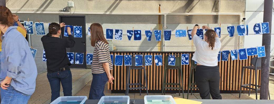 Apéro créatif cyanotype