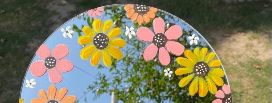 Apéro créatif peinture sur miroir