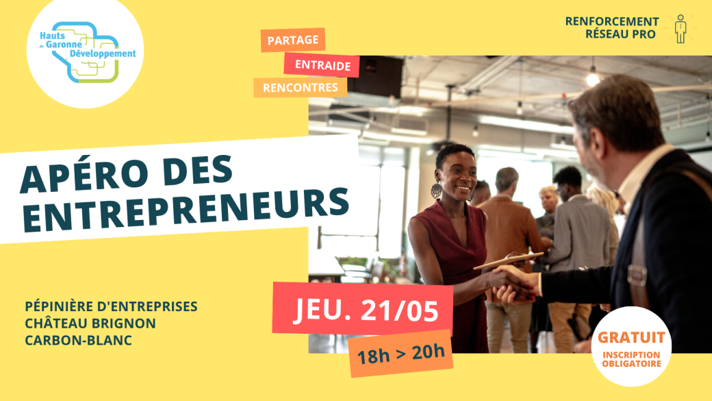 Apéro des entrepreneurs - mai 2026