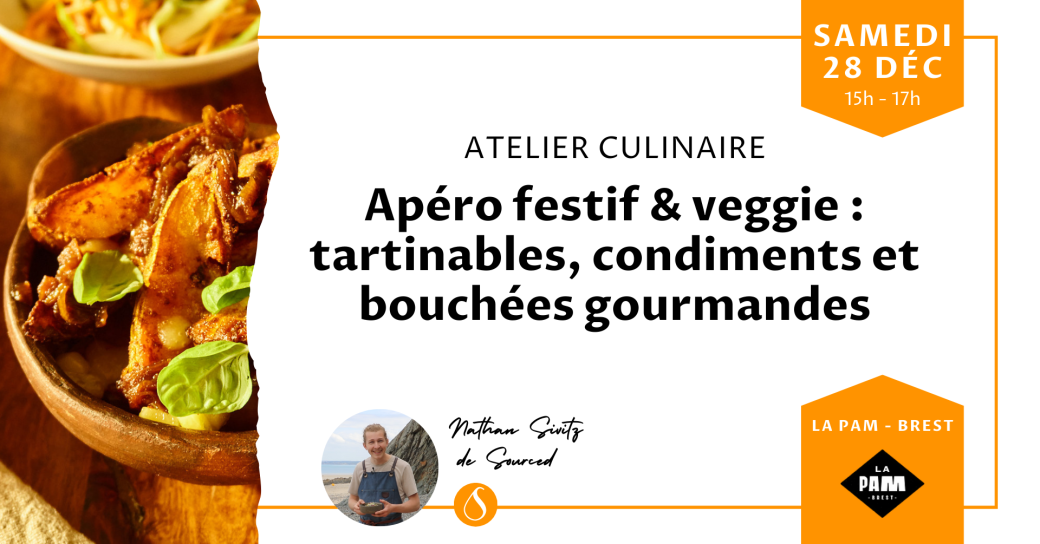 Apéro festif & veggie : tartinables, condiments et bouchées gourmandes