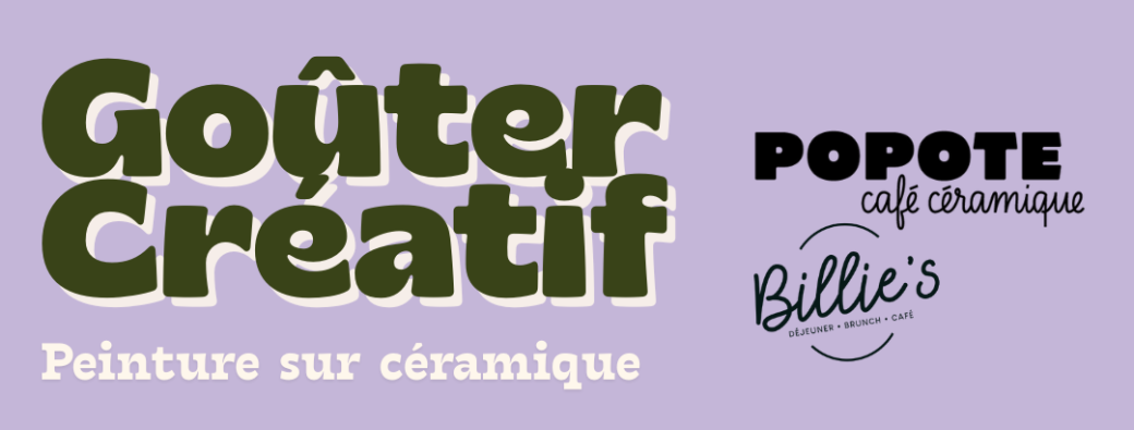 Popote: Goûter - Peinture sur céramique chez Billie's
