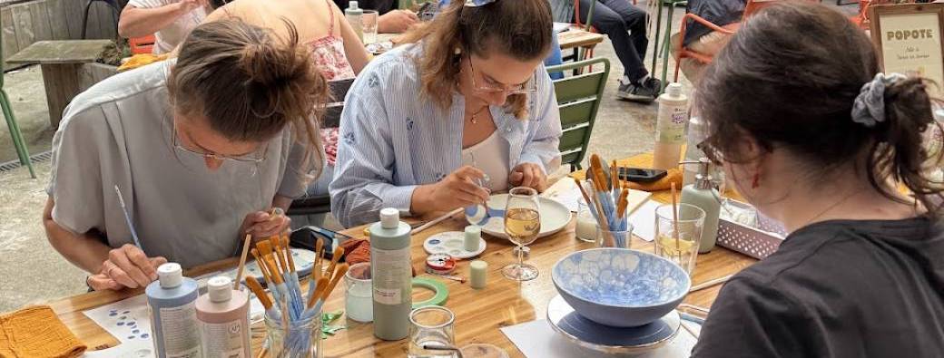 Apéro - Peinture sur céramique chez Célestine