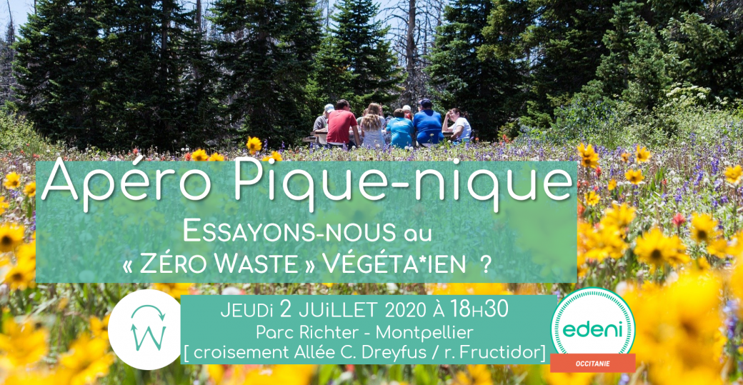 Apéro Pique-Nique "Zero Waste" végéta*ien par Walora X edeni