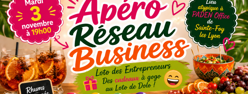 Apéro Réseau Business – Des cadeaux à gogo au Loto de Dolo !
