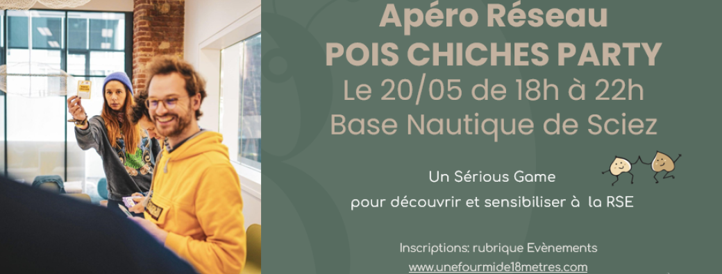 Apéro réseau Sciez - Pois Chiches Party - Base nautique de Sciez - 20/05 18h