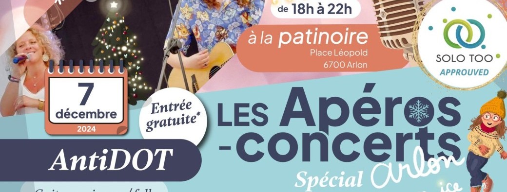 Apéros / Concerts entre célibataires - ARLON - 7/12