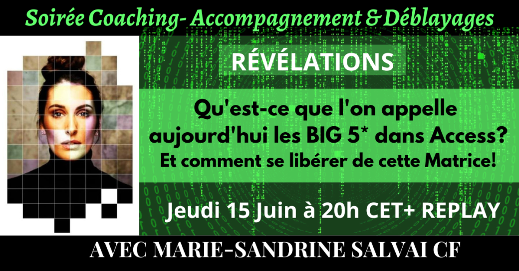 Appel Unique sur les BIG 5, s'est ce que c'est et comment se libérer de cette matrice 