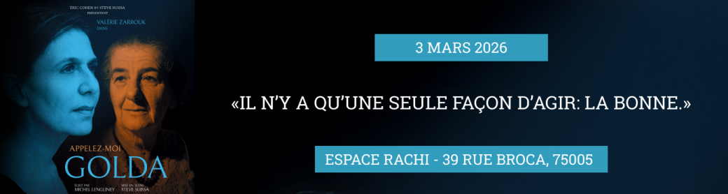 Appelez Moi Golda 19 Mai 2026
