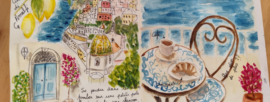 Aquarelle : carnet de voyage