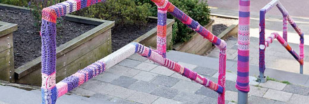 Art créatif : tricot urbain 
