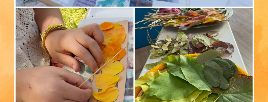 Art et nature : peinture végétale et avec des végétaux - 18 mois-3 ans