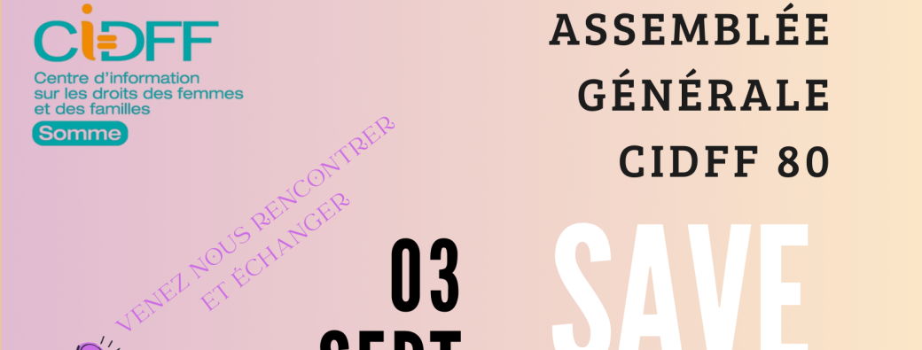 Assemblée générale du CIDFF 80