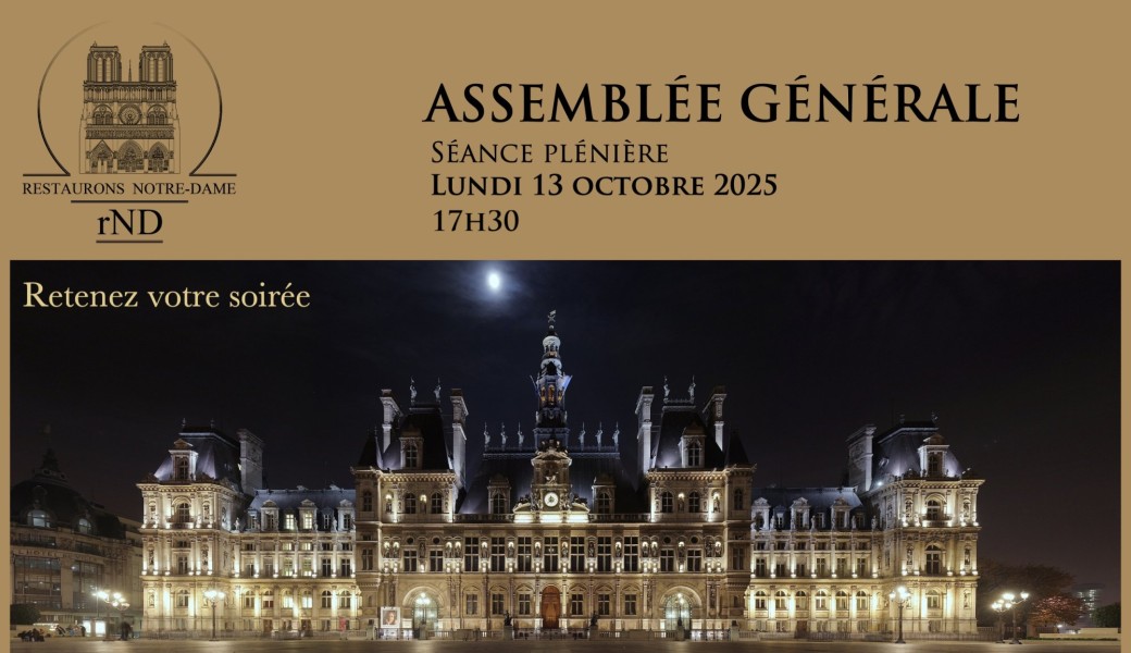 Assemblée Générale Plénière de Restaurons Notre-Dame