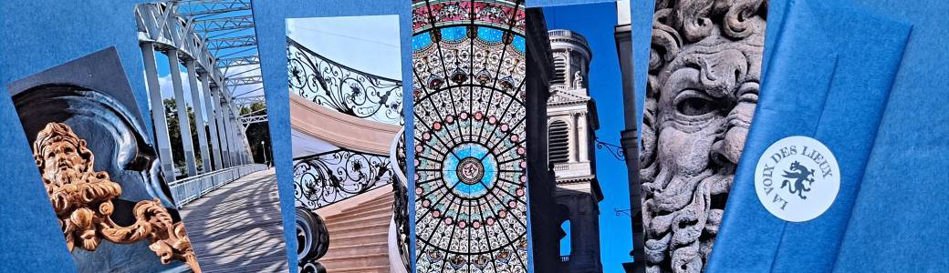 Assortiment de 6 marque-pages de la Voix des lieux