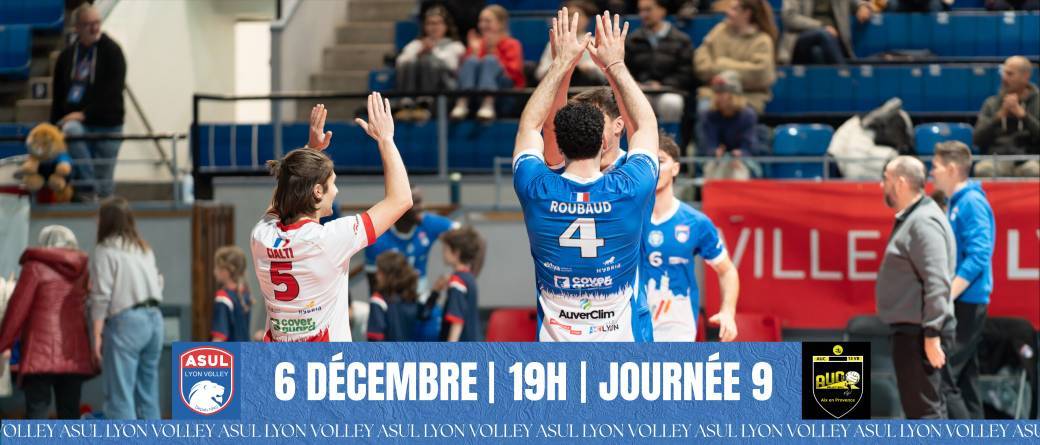 ASUL LYON VOLLEY / AIX UNIVERSITE CLUB 13 VOLLEY-BALL