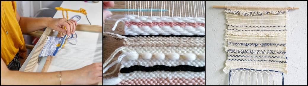 Atelier de tissage avec Mélina Munoz