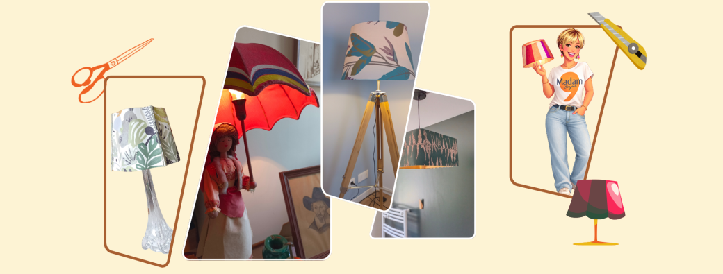 Atelier abat-jour Madam' Bonjour (forme cône ou sur-mesure)
