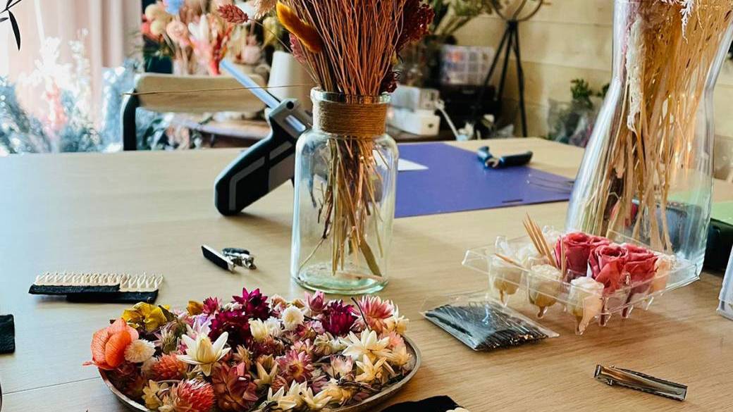 Atelier - Accessoires fleuris 