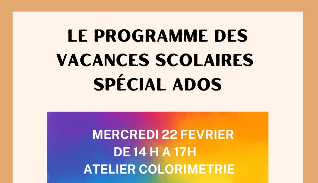 ATELIER ADO - COLORIMETRIE