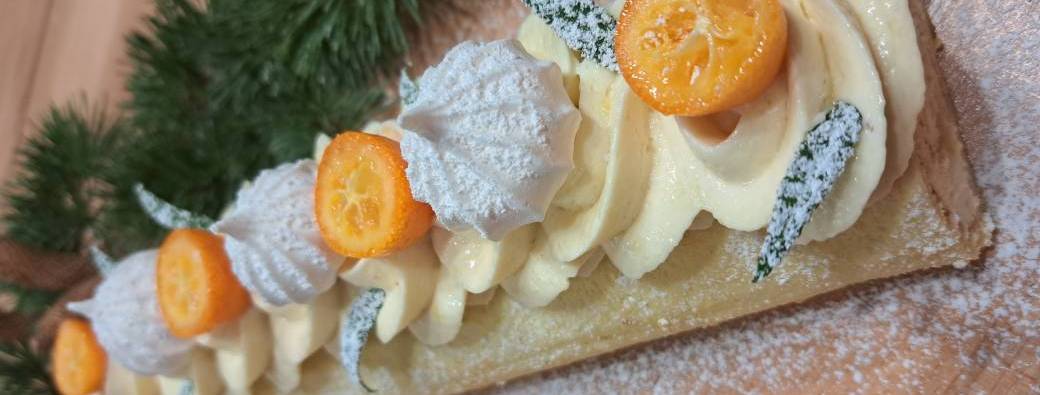 Atelier adulte 3h classic Bûche yuzu cardamome ananas