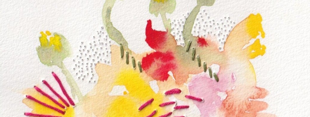 Atelier Aquarelle & Broderie - Thème Bouquet "Été indien"