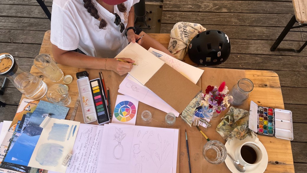 Atelier aquarelle & dessin de voyage