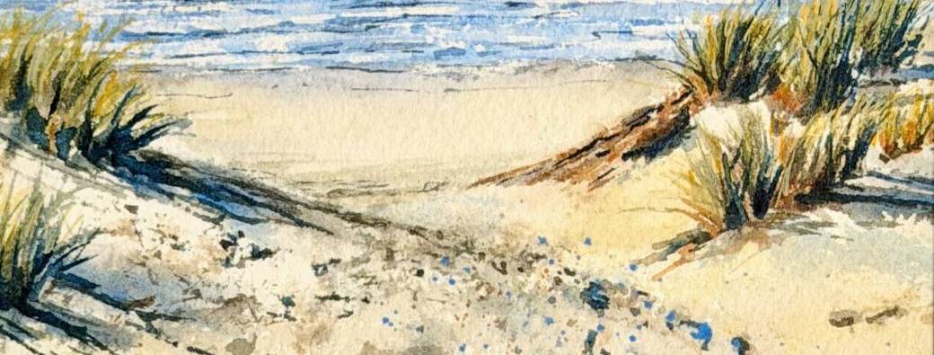 Atelier Aquarelle du Littoral : La plage 
