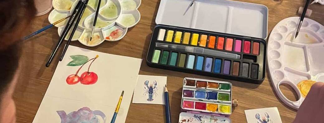 Atelier Aquarelle entre Lectrices