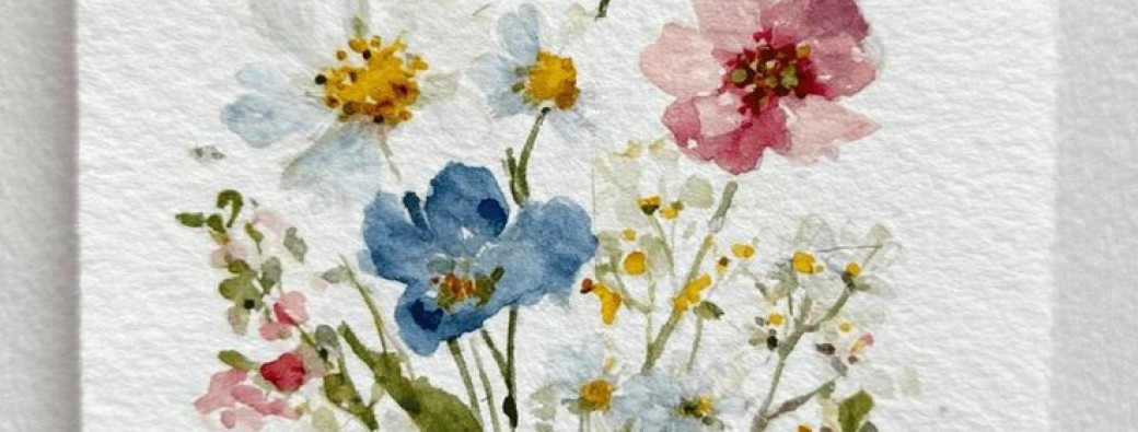 Atelier aquarelle fleurie