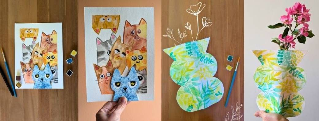 Atelier Aquarelle Cultura - Les Récréations Créatives