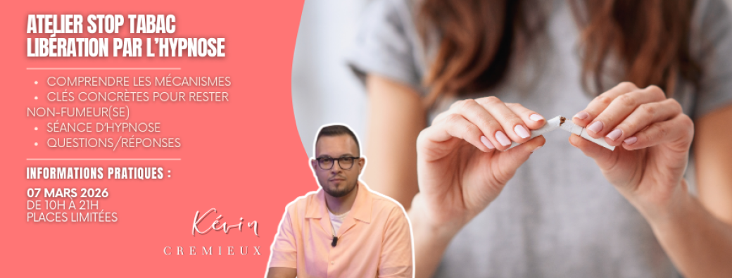Atelier Stop Tabac — Libération par l’hypnose