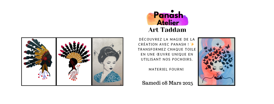 Atelier Artistique aux pochoirs - Epopée, Papilons, Anoki- Mouvaux 