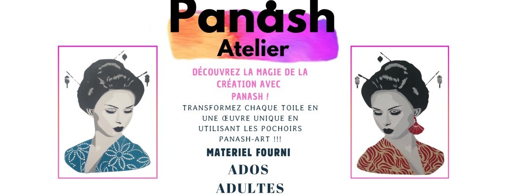 Atelier Artistique aux pochoirs - Geisha