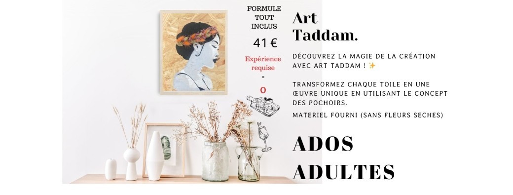 Atelier Artistique aux pochoirs Louane