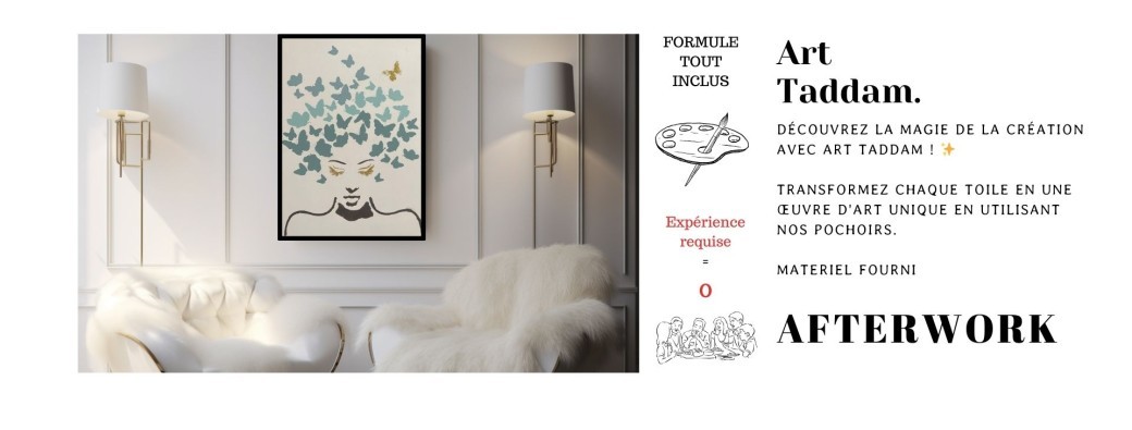 Atelier Artistique aux pochoirs - Miss Papillon