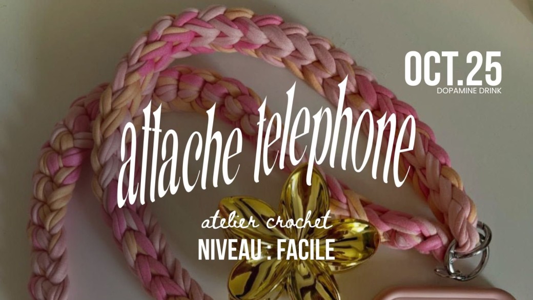 atelier crochet ATTACHE TÉLÉPHONE