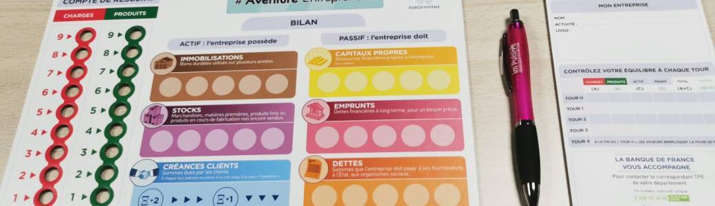 ATELIER / JEU #Aventure Entrepreneur