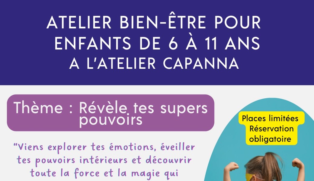 Atelier bien-être Mon Moment Magique Juniors 