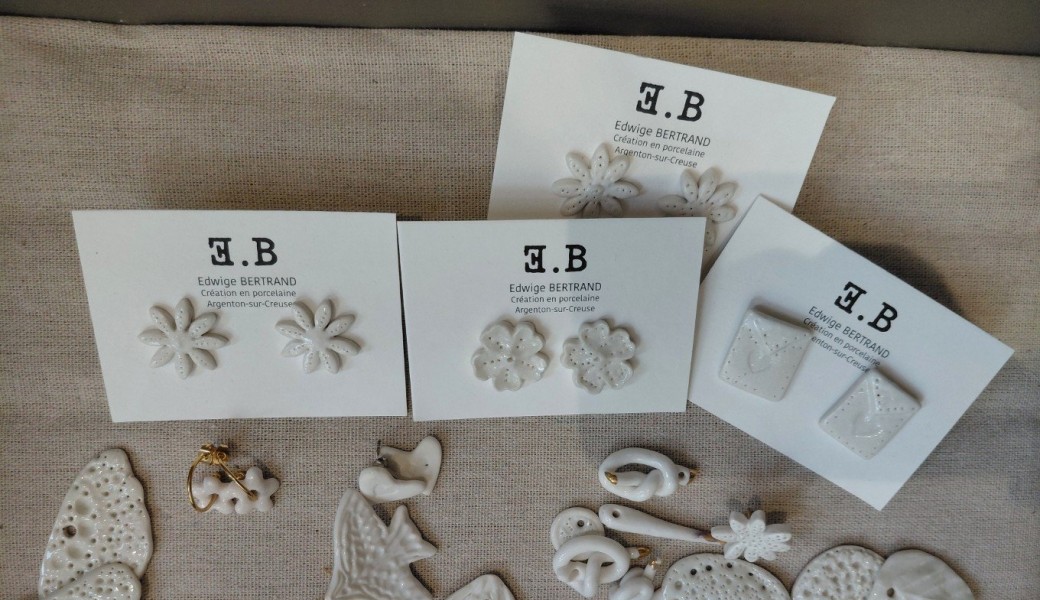 Atelier bijoux en porcelaine de limoges