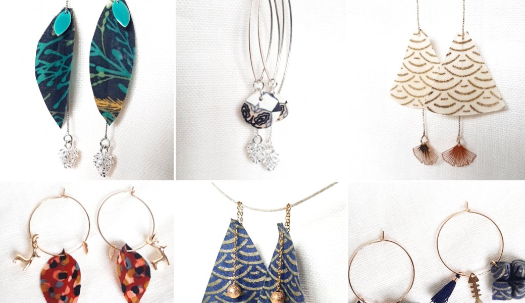 Atelier bijoux en tissu 