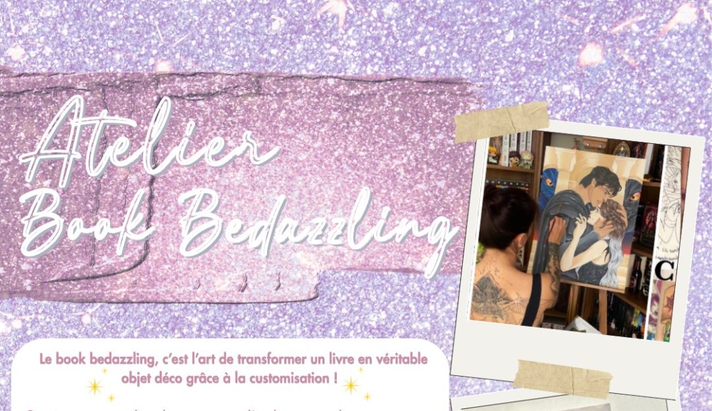 Atelier book bedazzling - Dimanche 19 juillet - 20€