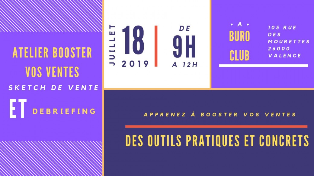 Atelier booster vos ventes